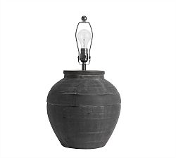 Open Box: Faris Ceramic 21" Table Lamp Base ONLY - Matte Black