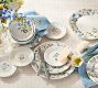 Monique Lhuillier Summer Blossom Outdoor Melamine Appetizer Plates - Mixed Set of 4