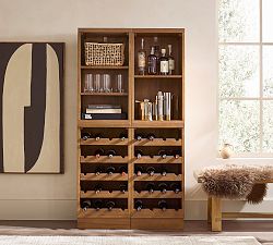 Reed Modular Bar Shelf with Wine Storage (36&quot;)