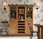 Reed Modular Bar Shelf with Cabinet &amp; Wine Storage (54&quot;)