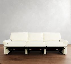 PB Comfort Modern Roll Arm Power Reclining Sofa - Storage Available (85&quot;-145&quot;)