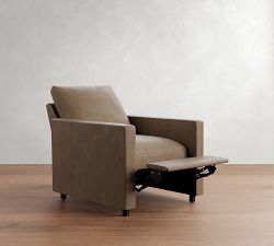 Westwood Slim Arm Deep Seat Leather Recliner
