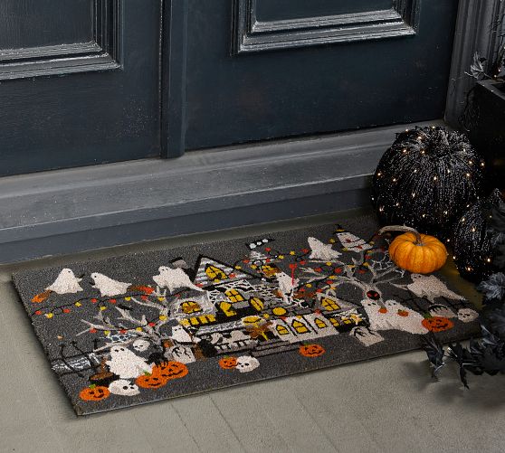 Scary Squad Haunted Mansion Light Up Doormat