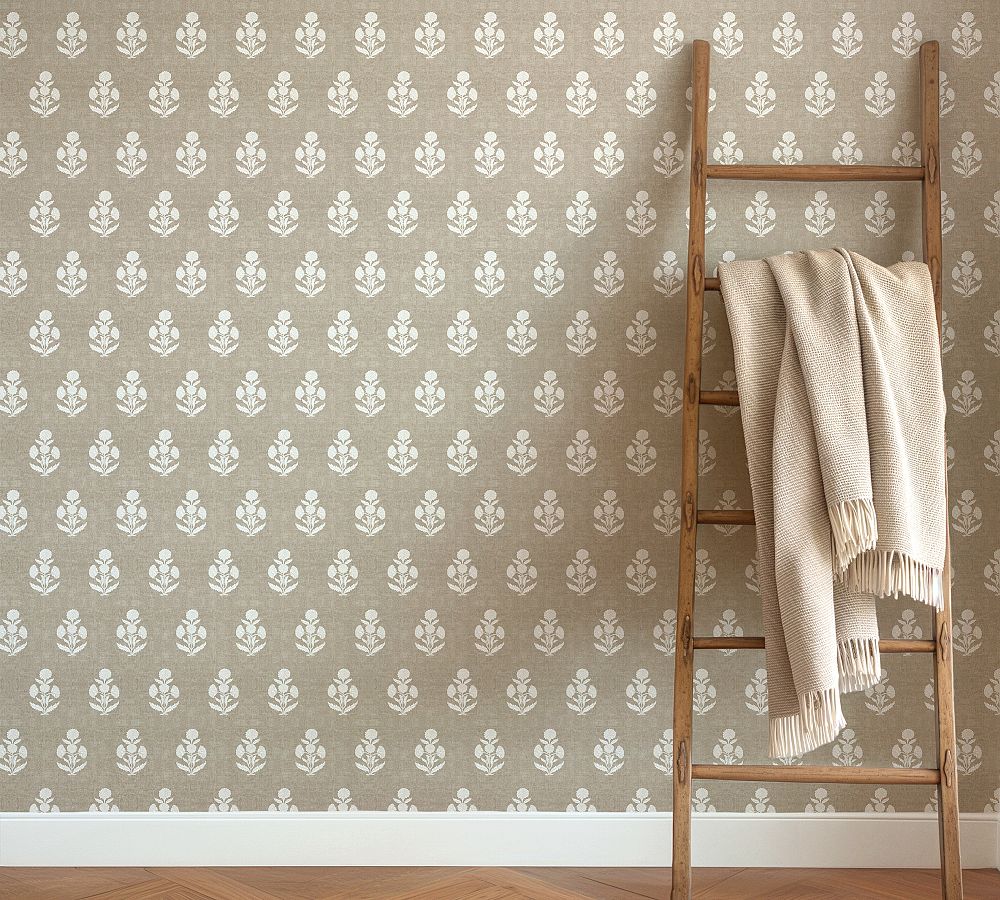 Botah Floral Wallpaper Sample