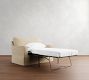Buchanan Square Arm Slipcovered Single Sleeper Sofa with Memory Foam Mattress (54&quot;)