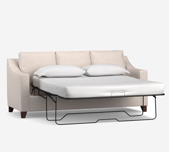 Cameron Slope Arm Sleeper Sofa with Memory Foam Mattress (53"-86")
