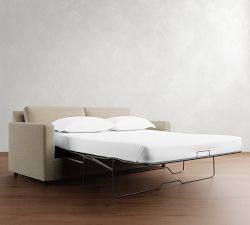 Sanford Square Arm Sleeper Sofa (55&quot;&ndash;79&quot;)