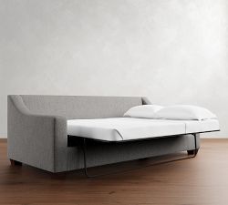 York Slope Arm Deep Seat Side Sleeper Sofa (95&quot;)