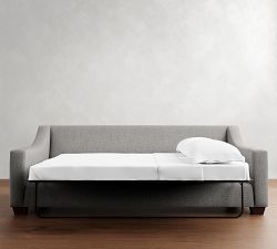 York Slope Arm Deep Seat Side Sleeper Sofa (95&quot;)