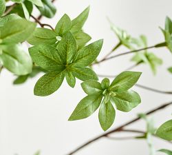 Faux Oversized Green Branch