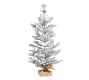 Lit Faux Snowy Pine Trees