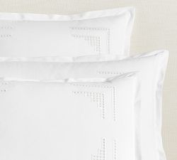 Eyelet Percale Sham