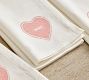 Conversation Hearts Organic Cotton Napkins - Mixed Set of 4