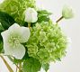 Faux Snowball Floral Arrangement