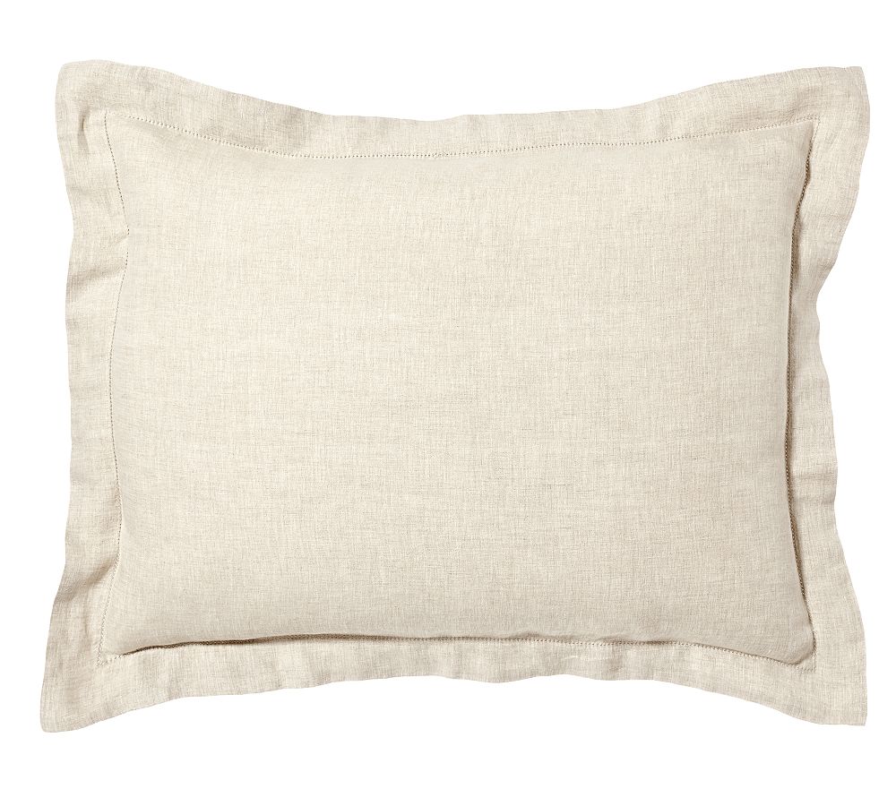 Linen Sham (color: Flax) - Pottery Barn