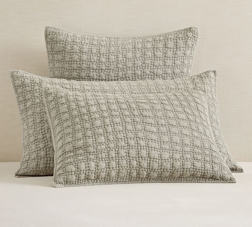 Linen Garment Wash Quilt Shams