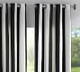 Sunbrella&#0174; Awning Striped Grommet Outdoor Curtain