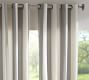 Sunbrella&#0174; Awning Striped Outdoor Grommet Curtain