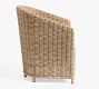 Huntington Wicker Slope-Arm Outdoor Dining Chair
