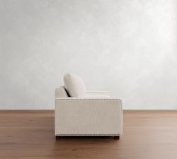 Turner Square Arm Sleeper Sofa with Memory Foam Mattress (84&quot;)