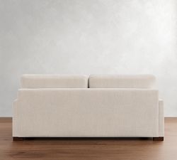 Turner Square Arm Sleeper Sofa with Memory Foam Mattress (84&quot;)