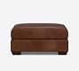 Big Sur Leather Sectional Ottoman