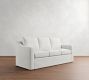 Cameron Slope Arm Slipcovered Sleeper Sofa with Memory Foam Mattress (86&quot;)