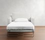 Cameron Slope Arm Slipcovered Single Sleeper Sofa with Memory Foam Mattress (53&quot;)