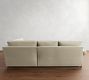 Pearce Roll Arm 3-Piece Wedge Sleeper Sectional (122&quot;)