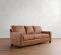 Buchanan Square Arm Leather Sleeper Sofa (84&quot;)