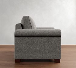 Cameron Roll Arm Deluxe Twin Sleeper Sofa (56&quot;)