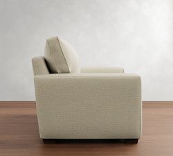 Pearce Square Arm Twin Sleeper Sofa with Memory Foam Mattress (58&quot;)