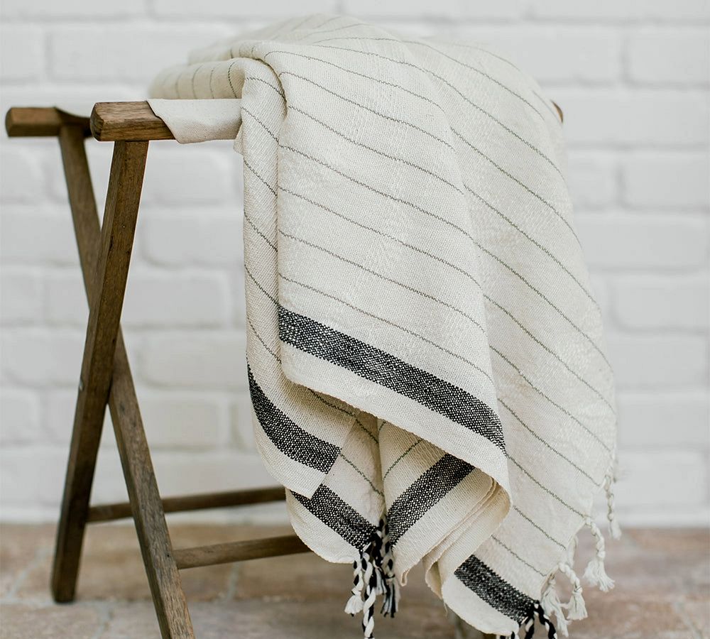 Ellette Striped Bath Towel