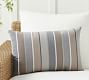 Sunbrella&#0174; Milano Striped Outdoor Lumbar Pillow
