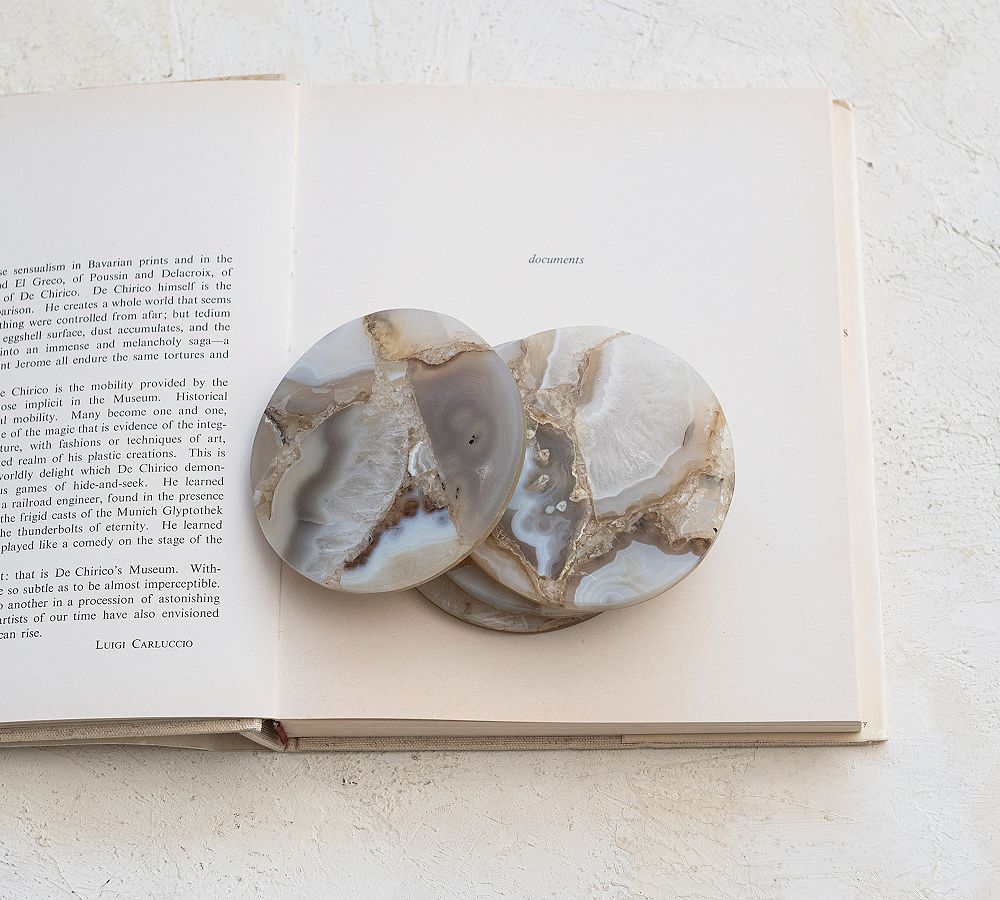 Round Agate Coasters