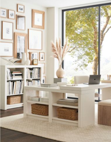 Pottery Barn ホワイト 木製 デスク 引き出し付き ポッタリーバーン Pottery 発し Barn ホワイト 木製 デスク 引き出し付き ポッタ