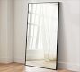 Berke Oversized Bronze Frame Antiqued Floor Mirror