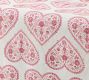 Heart Organic Cotton Table Runner