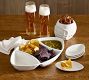 Football Stoneware Divided Platter