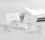 Slab Glass Place Card Holders - Set of 4