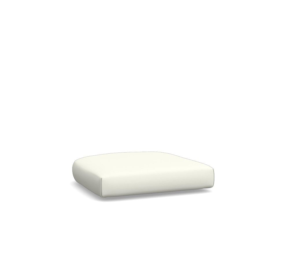 Woodside Outdoor Dining Armchair Cushion; High Performance Canvas, White