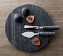 Black Marble Cheese Knives, Set of 4