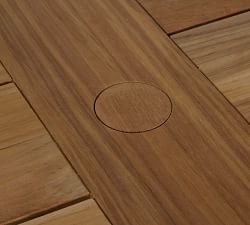 Karena 108&quot; Teak Rectangular Dining Table