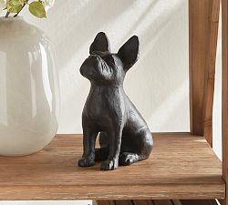 Handcrafted Good Boy Dog Sculpture