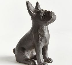Handcrafted Good Boy Dog Sculpture