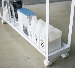 Yamazaki Rolling Towel Rack and Organizer