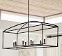 Fallon Forged-Iron Linear Chandelier (46&quot;)