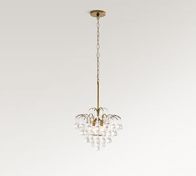 Helena Crystal Teardrop Chandelier (16&quot;)