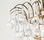 Helena Crystal Teardrop Chandelier (16&quot;)