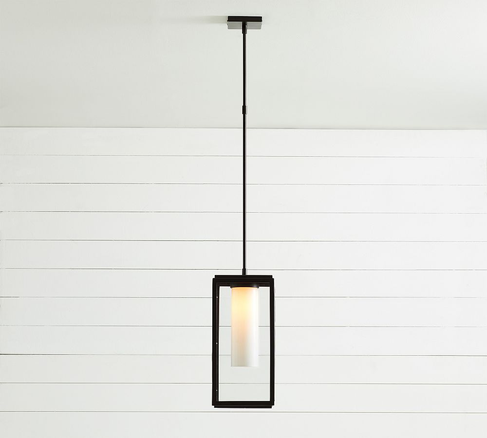 Laine Outdoor Milk Glass Pendant (9&quot;)